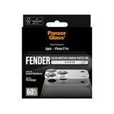 iPhone 17 Pro PanzerGlass FENDER Kameralinse Beskyttelsesglas - Silver