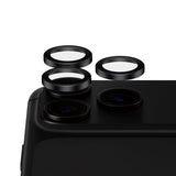 iPhone 18 Pro / Pro Max PanzerGlass Ceramic Hoops Kamerabeskyttelsesglas inkl. Installationsramme - Sort