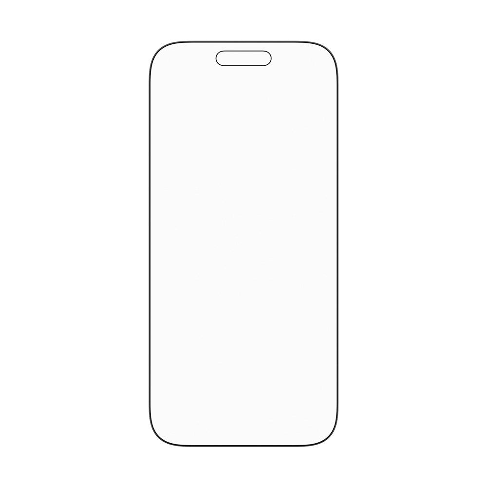 iPhone 17 Pro PanzerGlass Stealth Skærmbeskyttelsesglas - Ultra-Wide Fit - Gennemsigtig / Sort Kant