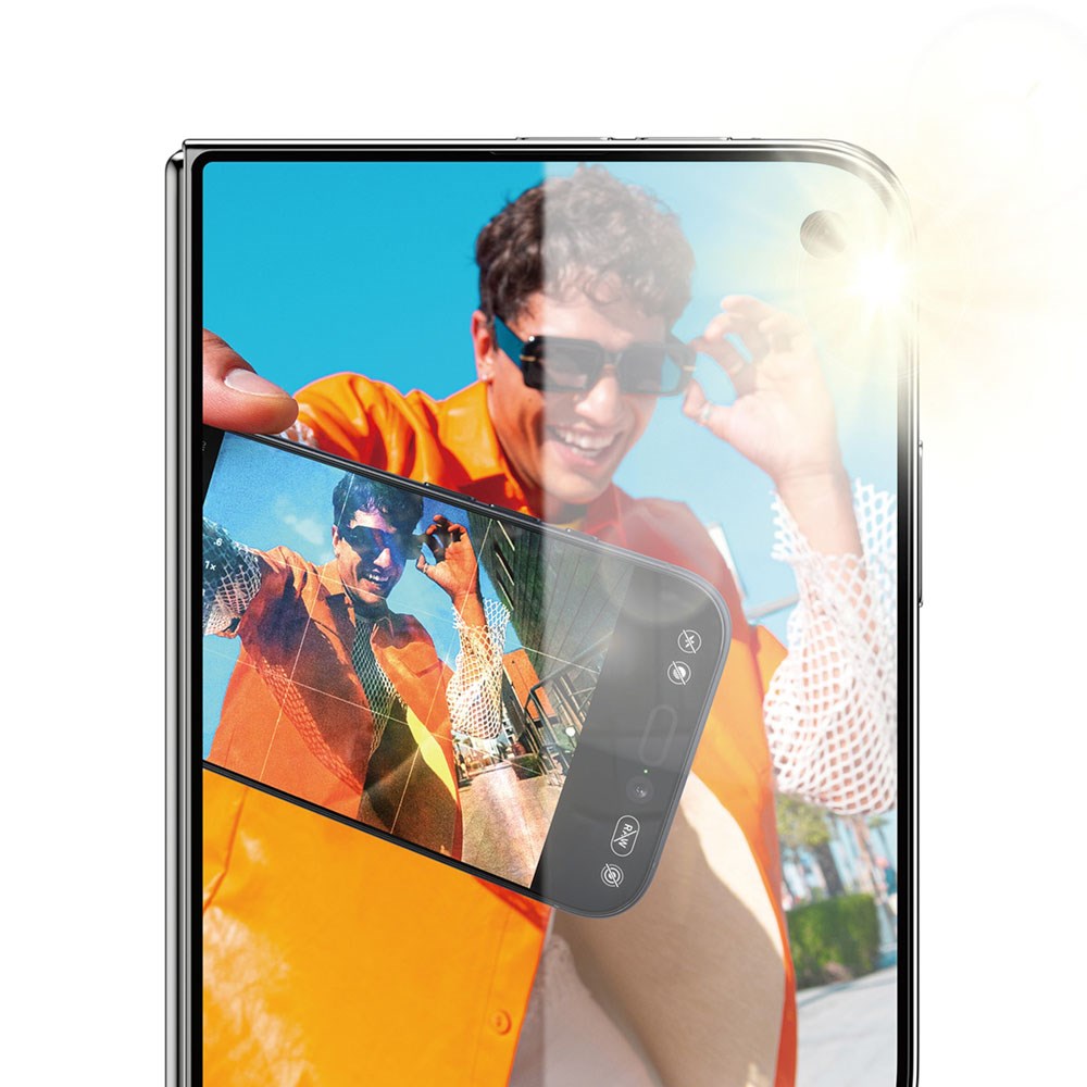 iPhone Duo PanzerGlass Hærdet Beskyttelsesglas m. FastFit In-A-Box - Anti-Reflekterende - Gennemsigtig