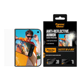iPhone Duo PanzerGlass Hærdet Beskyttelsesglas m. FastFit In-A-Box - Anti-Reflekterende - Gennemsigtig