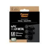 Samsung Galaxy S26 Ultra PanzerGlass Hoops - Beskyttelse til Kamera - Gennemsigtig / Sort