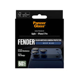 iPhone 17 Pro PanzerGlass FENDER Kameralinse Beskyttelsesglas - Deep Blue