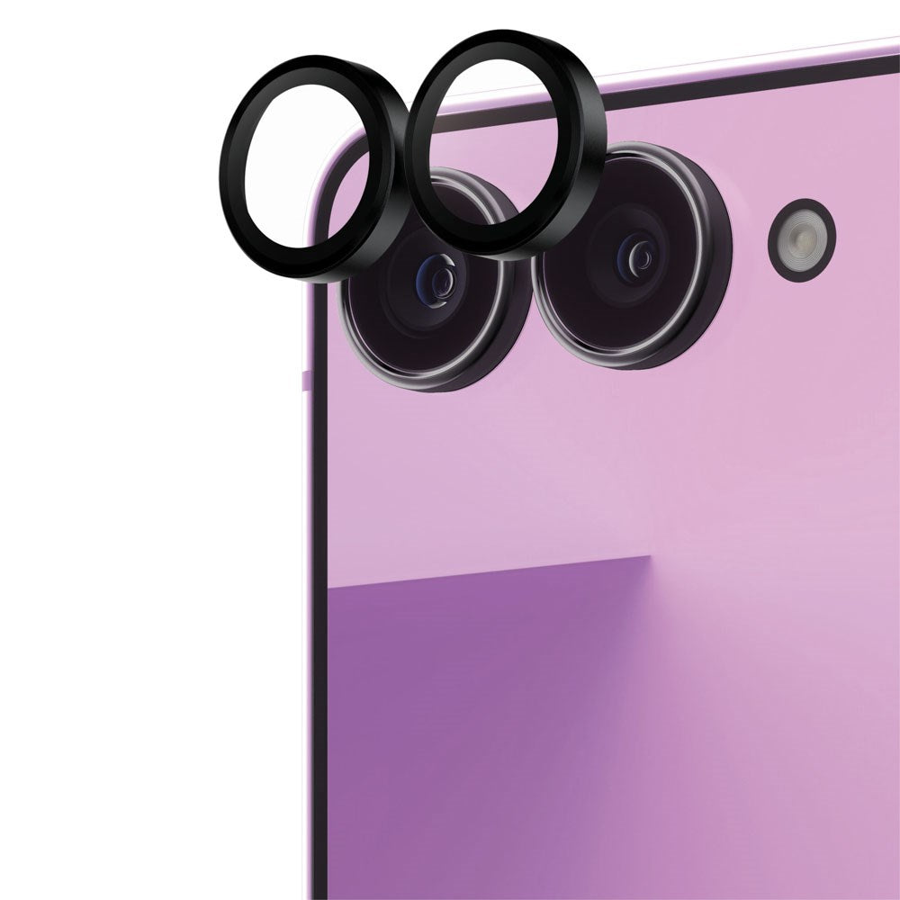 Samsung Galaxy Z Flip8 / Z Flip7 PanzerGlass Hoops Kameralinse Beskyttelse - Sort