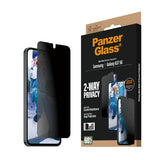 Samsung Galaxy A37 PanzerGlass 2-Way Privacy Skærmbeskyttelsesglas - inkl. EasyAligner - Gennemsigtig