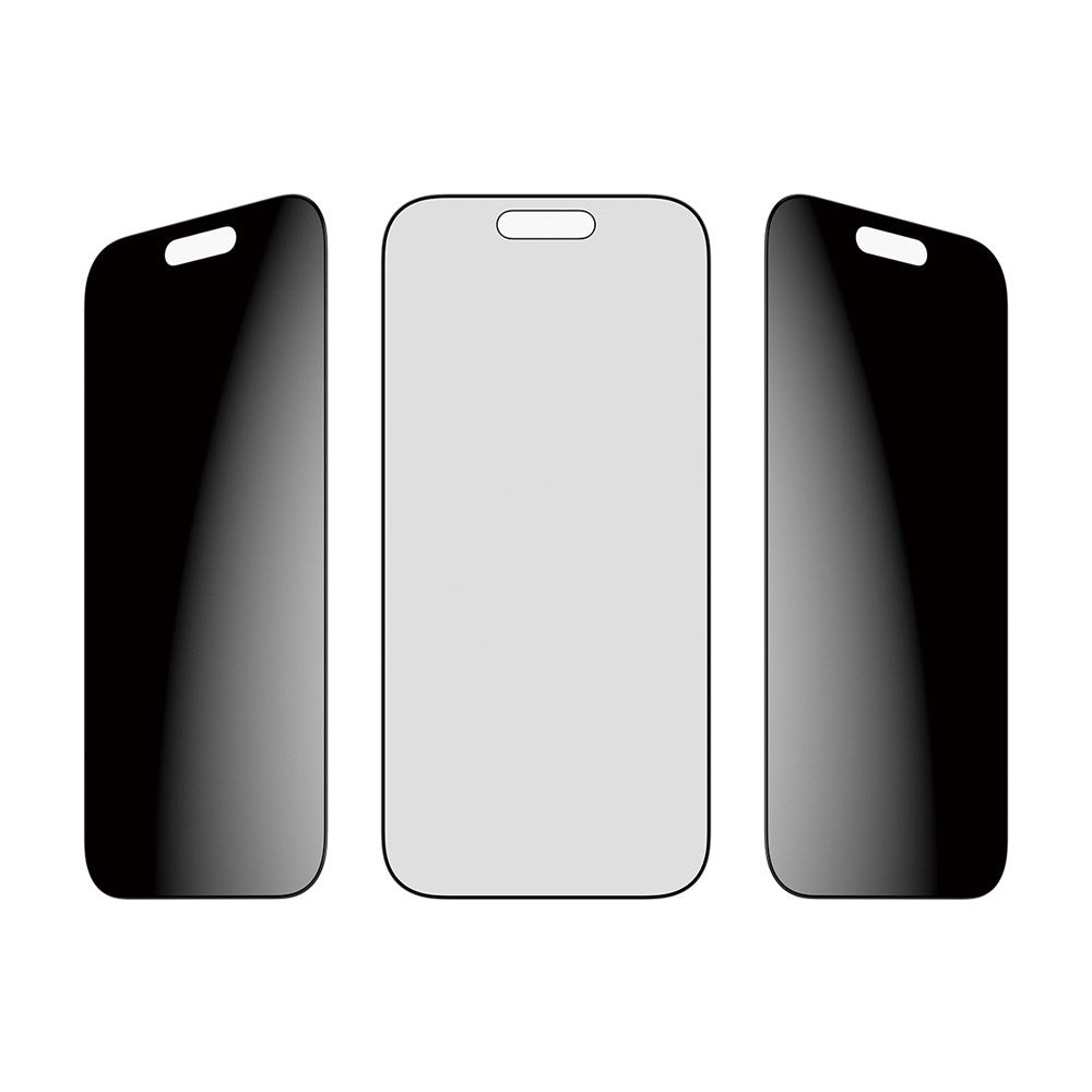 iPhone 17 / 16 Pro PanzerGlass 2-Way Privacy Skærmbeskyttelsesglas - Ultra-Wide Fit - Gennemsigtig