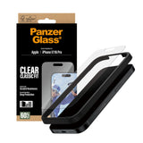 PanzerGlass iPhone 17 / 16 Pro Hærdet Beskyttelsesglas inkl. EasyAligner - Classic Fit - Gennemsigtig