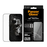 iPhone 17 / 16 Pro PanzerGlass Ceramic Skærmbeskyttelsesglas m. EasyAligner - Ultra Wide Fit - Gennemsigtig