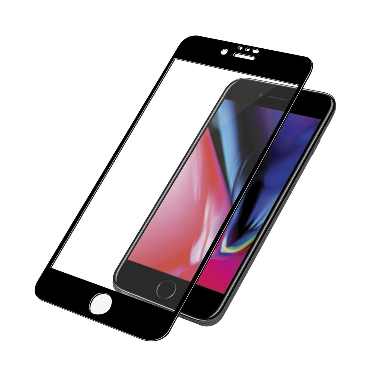 iPhone 6/6s/7/8/SE (2020/2022)/7/8 PanzerGlass Edge-To-Edge skjermbeskytter - Veskevennlig - Svart