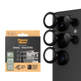 Samsung Galaxy S25 Ultra PanzerGlass bøyler - Kamerabeskyttelse - Gjennomsiktig / Svart