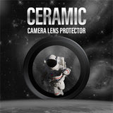 Samsung Galaxy S25 PanzerGlass Keramiske bøyler - Kamerabeskyttelse - Gjennomsiktig / Svart