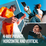 PanzerGlass Samsung Galaxy S25 Ultra Eco Matrix 4-veis Privacy skjermbeskytter Ultra Wide Fit m. Aligner Kit - Platinum Strength - Gjennomsiktig