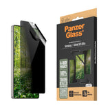 PanzerGlass Samsung Galaxy S25 Ultra Eco Matrix 4-veis Privacy skjermbeskytter Ultra Wide Fit m. Aligner Kit - Platinum Strength - Gjennomsiktig