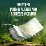 Samsung Galaxy S25 PanzerGlass Eco Matrix skjermbeskytter - Ultra Wide Fit - Aligner Kit - Platinum Strength - Gjennomsiktig