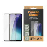 Xiaomi Redmi 14C PanzerGlass Ultra-Wide Fit skjermbeskytter - gjennomsiktig / svart kant