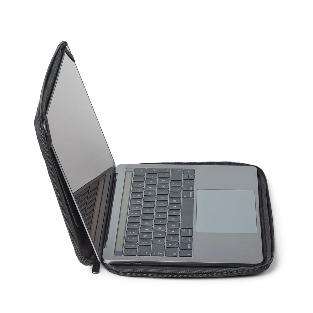 Macbook Air / Pro 13 Philbert-deksel m. Solskjerm og integrert privatliv (24,0 × 33,5 × 2,0 cm) - Svart