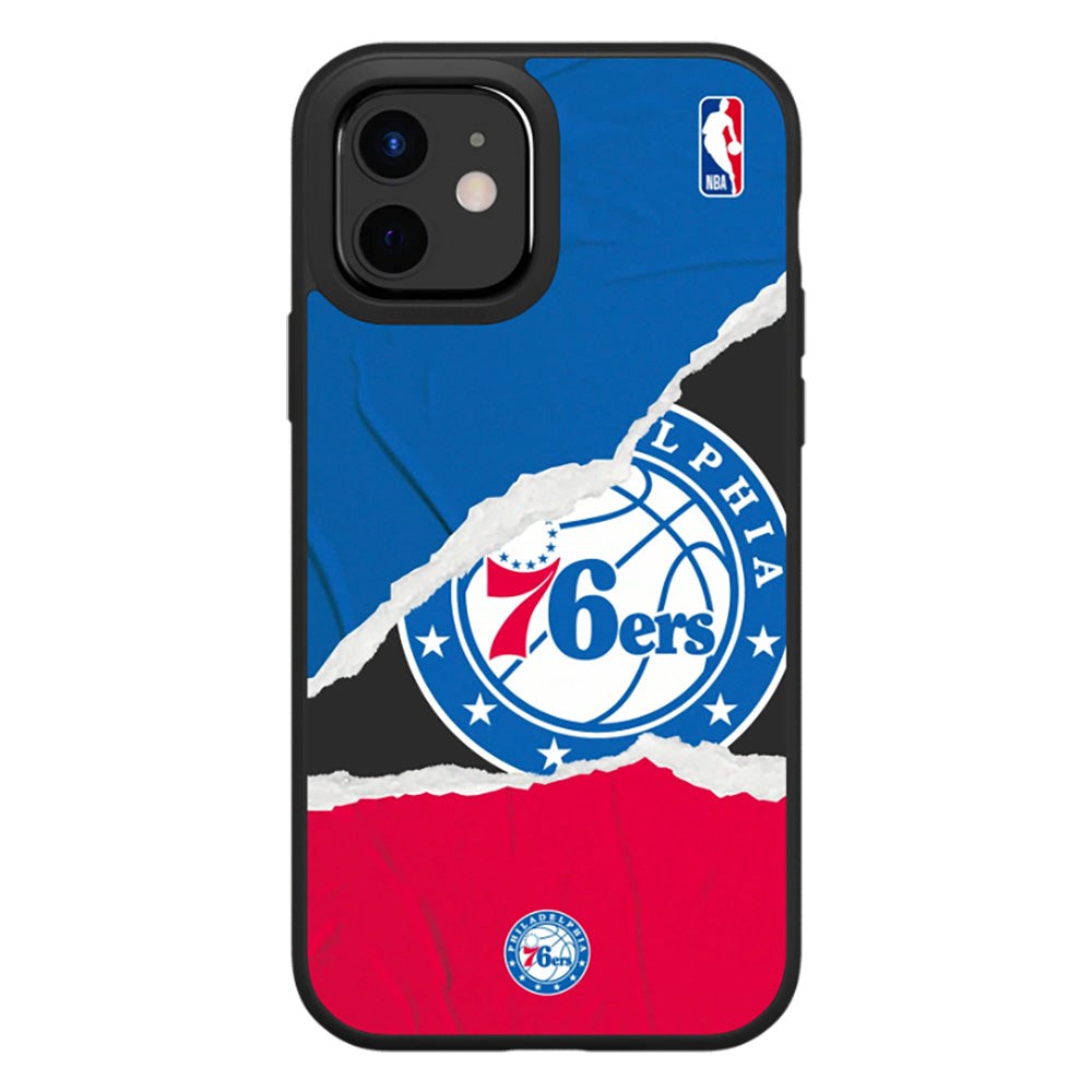iPhone 12 / 12 Pro RhinoShield SolidSuit Craftsman NBA-deksel m. Philadelphia 76ers - Sweat and Tears