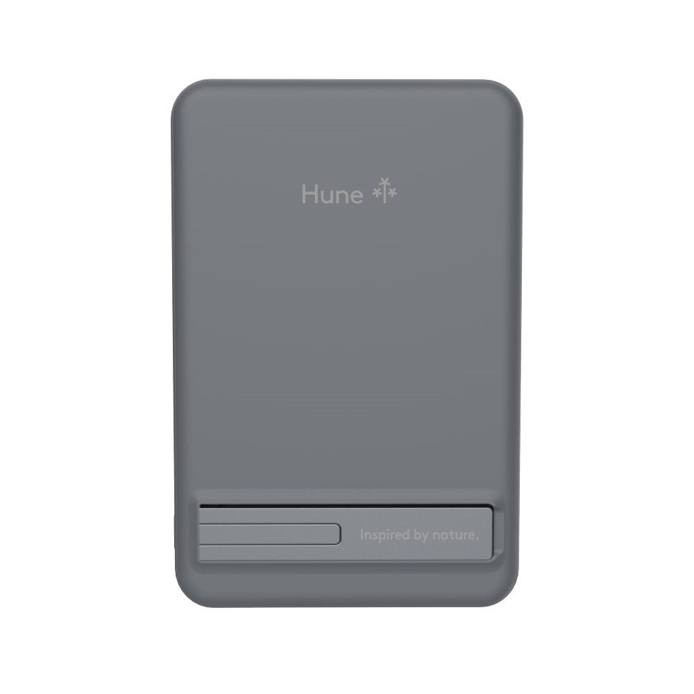 Hune Halcon 5000mAh Powerbank - Trådløs Opladning - MagSafe Kompatibel - Grå