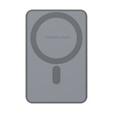 Hune Halcon 5000mAh Powerbank - Trådløs Opladning - MagSafe Kompatibel - Grå