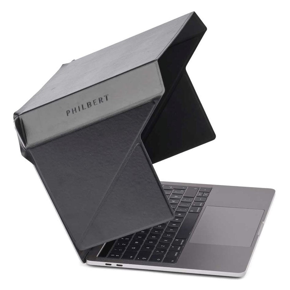 MacBook 12-14" Philbert-hette med solskjerm og integrert personvern - Ultra Slim - Svart