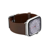 Apple Watch (38/40/SE/41/42 mm) Puro E-CLASSIC Vegan lærklokkerem - brun