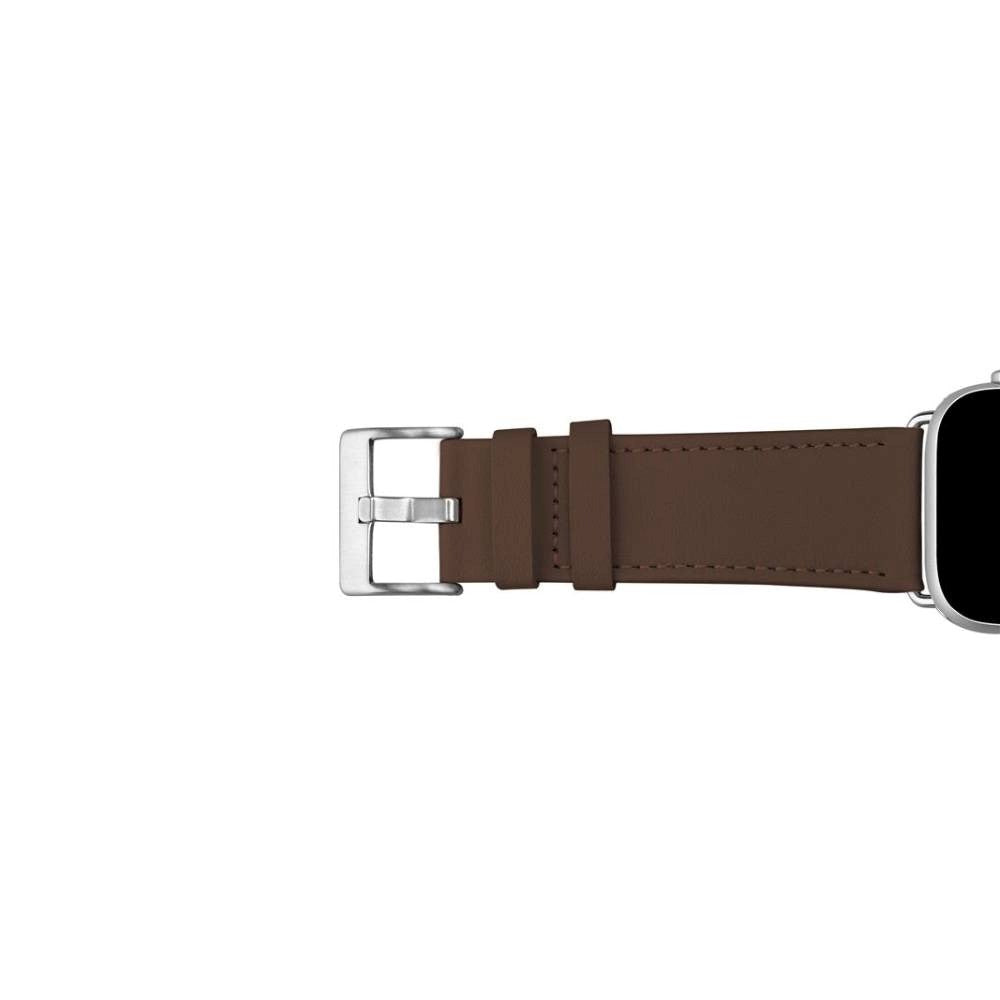 Apple Watch (38/40/SE/41/42 mm) Puro E-CLASSIC Vegan lærklokkerem - brun