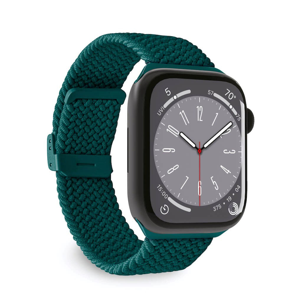 Apple Watch (42/44/SE/45/46/49 mm) Puro LOOP klokkerem - mørkegrønn
