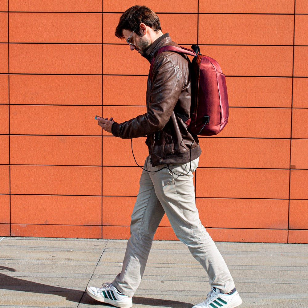 Puro ryggsekk "BY DAY 3" i nylon