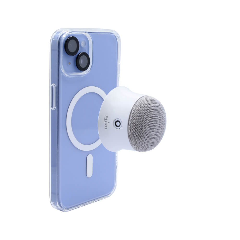 MagGo trådløs høyttaler - PURO - MagSafe-kompatibel - Hvit