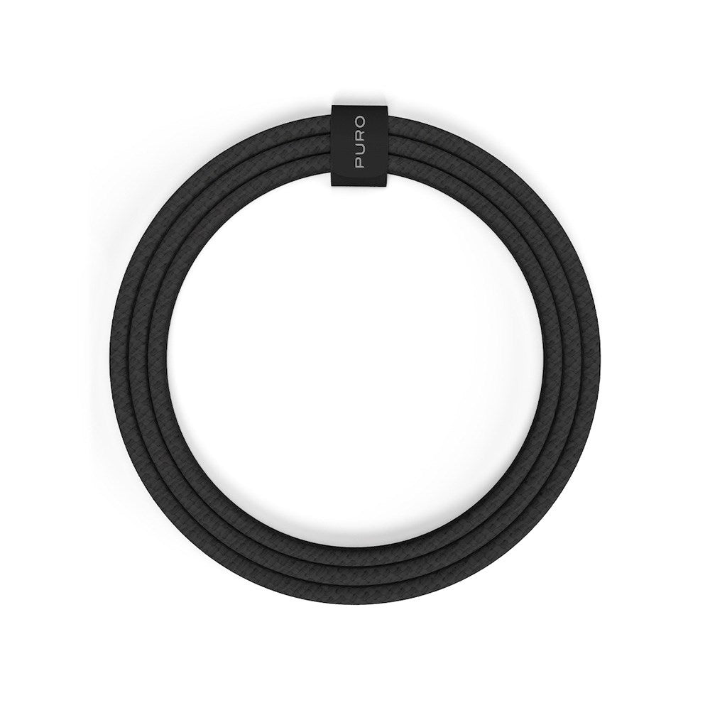 Flettet Puro USB-C Kabel – 1.5m, 60W Power Delivery, 480Mbps - Lyserød