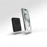 Puro Mini Power Mag 15W trådløs Powerbank 4200 mAh w. USB-C-kontakt - MagSafe-kompatibel - Svart