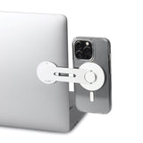 Puro Mag Mount mobilholder for datamaskin - selvklebende - MagSafe-kompatibel - Sølv