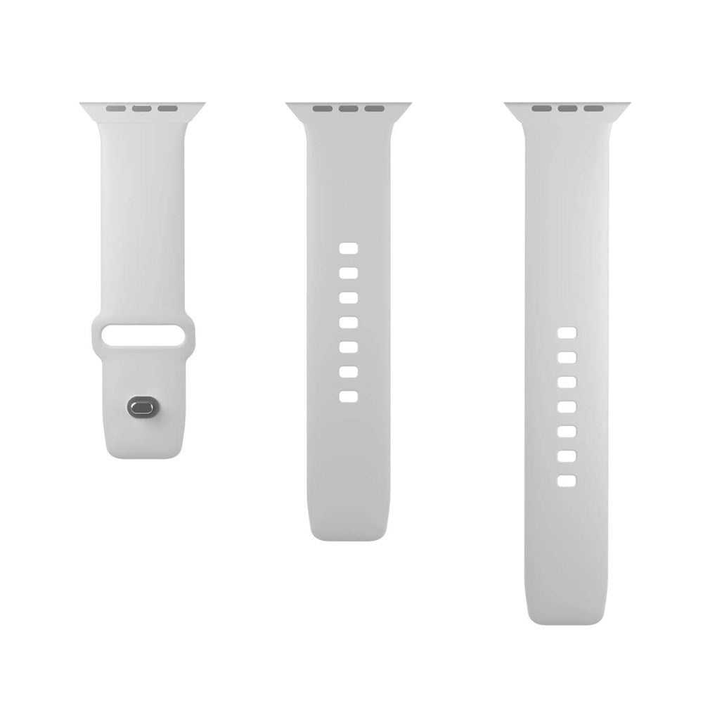 Apple Watch (38/40/SE/41/42 mm) Puro ICON silikonklokkerem - svart