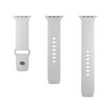 Apple Watch (38/40/SE/41/42 mm) Puro ICON Silikonklokkerem - Lysegrønn