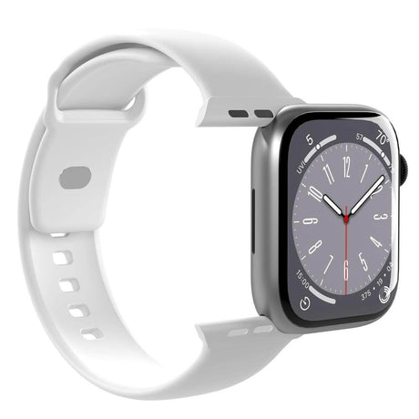 Apple Watch (38/40/SE/41/42 mm) Puro ICON silikonklokkerem - lilla