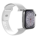Apple Watch (38/40/SE/41/42 mm) Puro ICON Silikonklokkerem - Rosa