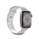 Apple Watch (38/40/SE/41/42 mm) Puro ICON silikonklokkerem - hvit