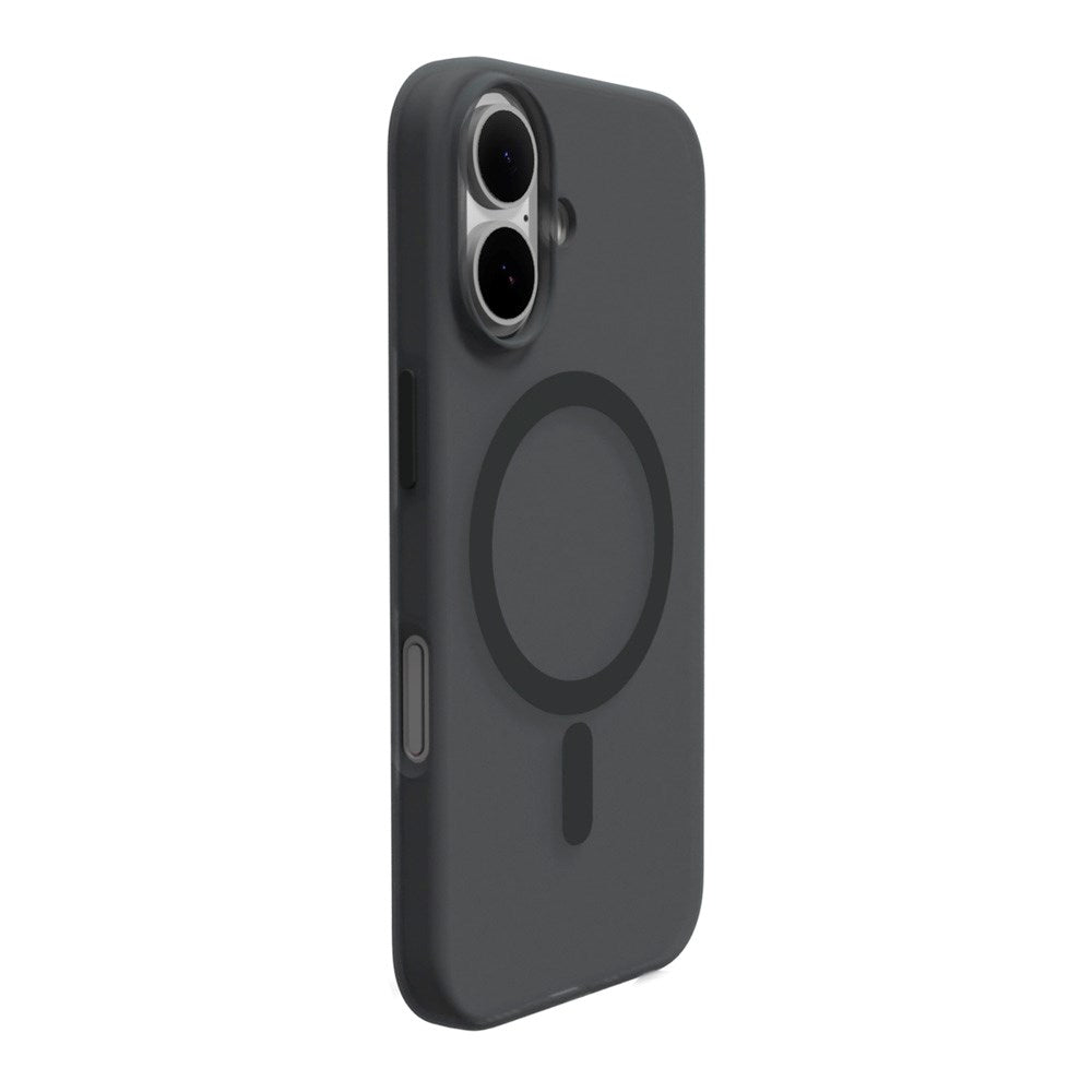 iPhone 16 - PURO DAYLIGHT Gradient MagSafe silikonetui - gjennomsiktig/svart