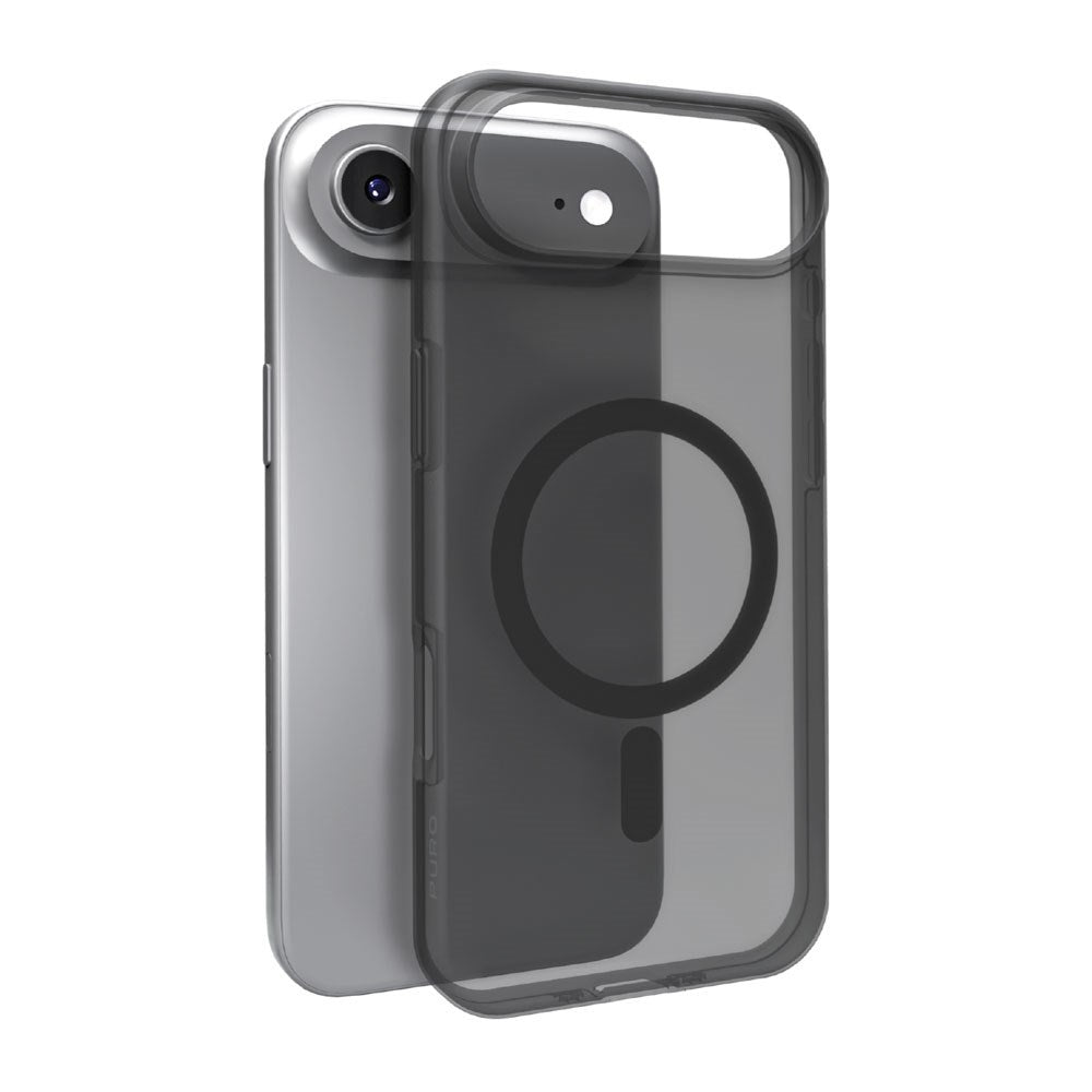 PURO iPhone Air DAYLIGHT Case - MagSafe Kompatibel - Gennemsigtig / Sort