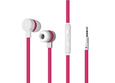 Puro Sport Stereo Hodetelefon - Rosa/Hvit