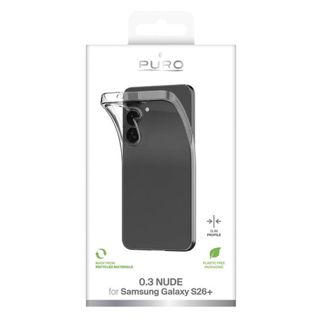 PURO Samsung Galaxy S26+ (Plus) NUDE Ultra Slim Bagside Cover - 0.3mm - Gennemsigtig