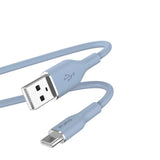 USB-A til USB-C-kabel - PURO Soft 1,5m - Blå