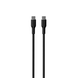 USB-C til USB-C-kabel - PURO Soft 1,5m - Svart