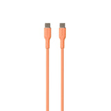 USB-C til USB-C Kabel - PURO Soft 1.5m - Orange
