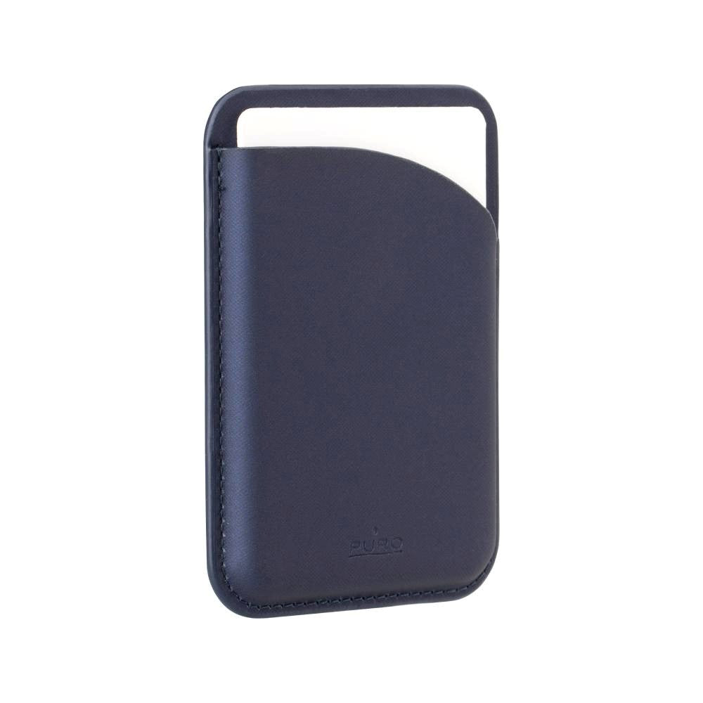 Puro Vegan Leather Card Holder - MagSafe-kompatibel - Blå