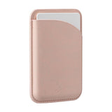 Puro Vegan Leather Card Holder - MagSafe-kompatibel - Rosa