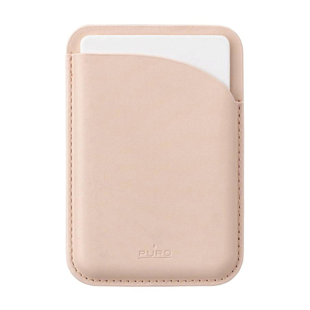 Puro Vegan Leather Card Holder - MagSafe-kompatibel - Rosa