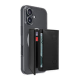 Puro Mag Wallet Fold Kortholder til 6 Kort - MagSafe Kompatibel - Sort