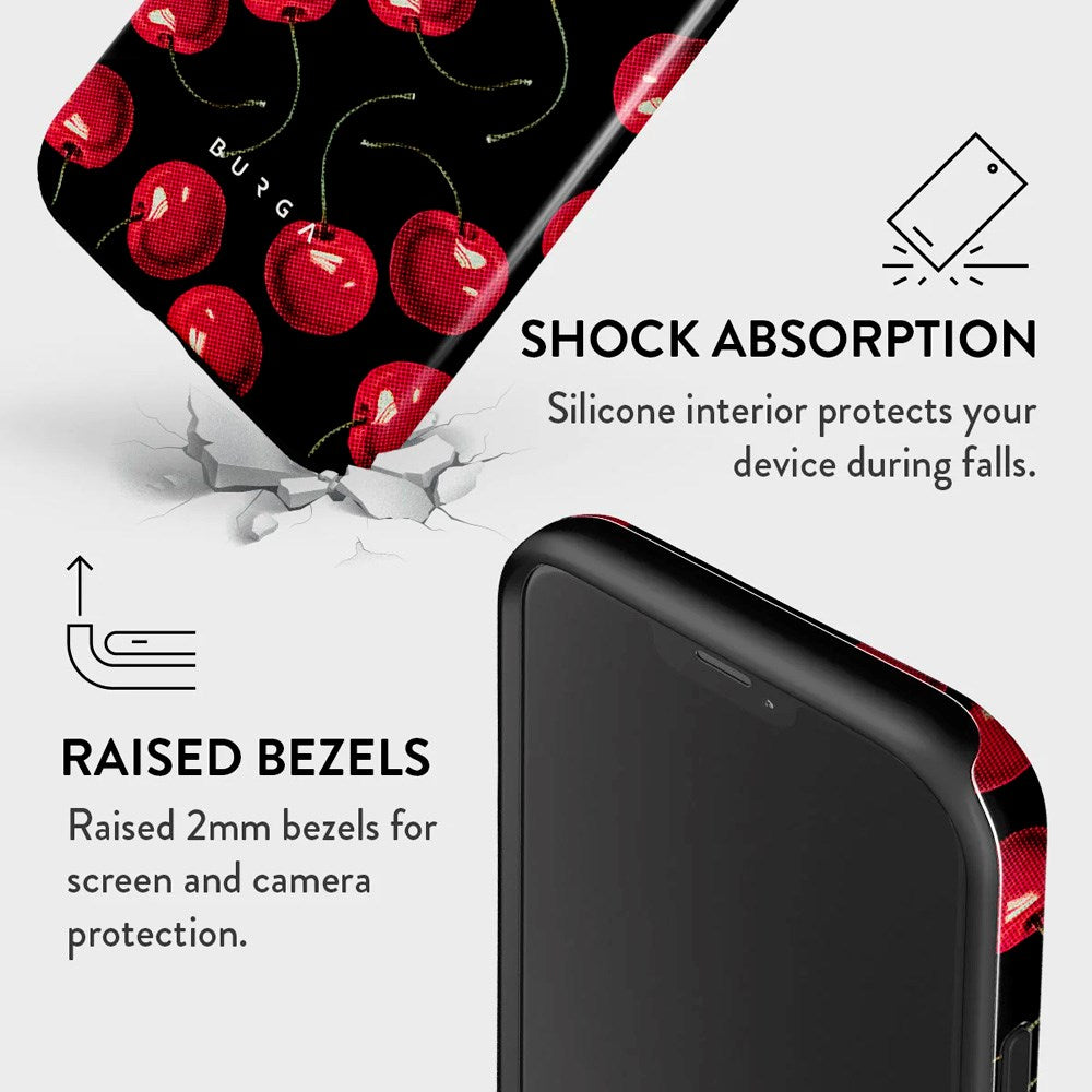 Burga iPhone 12 / 12 Pro Tough Fashion Cover - Cherrybomb