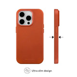 iPhone 16e / 15 / 14 / 13 dbramante1928 Roskilde Cover - 100% Ægte Læder - MagSafe Kompatibel - Tan